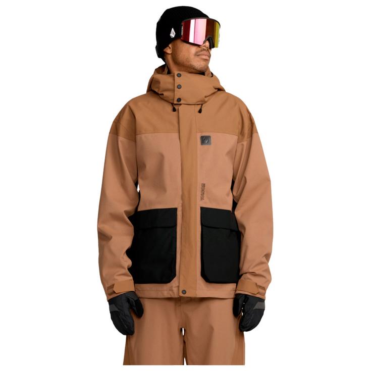 Volcom Blouson Ski Kleveland Jacket Terra Brown Présentation