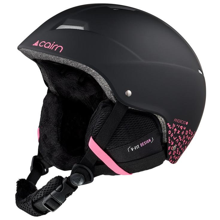 Cairn Casque Android Graphic Junior Black Pink Présentation