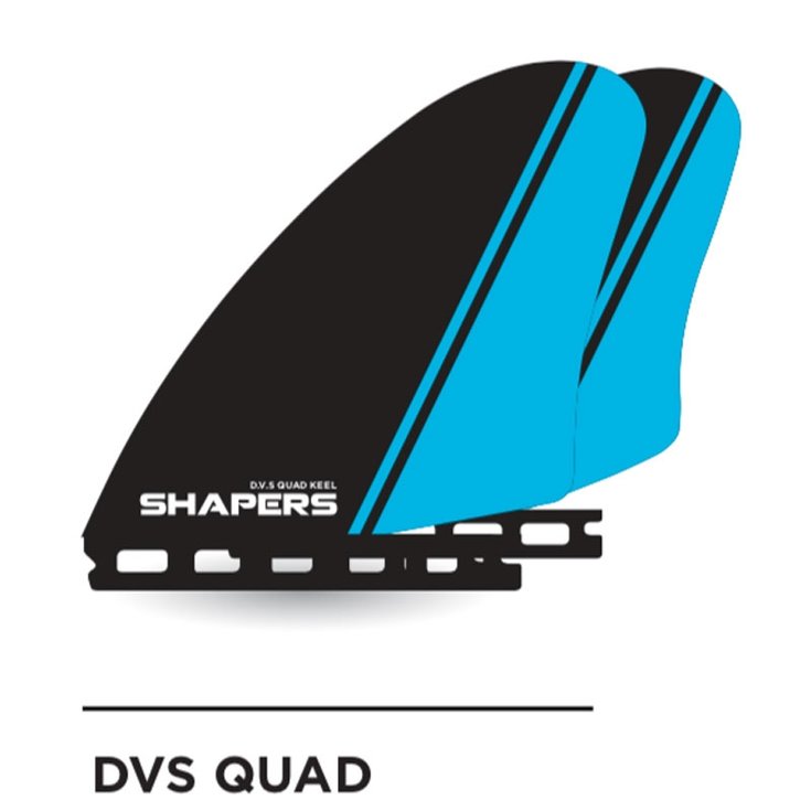 Shapers Ailerons Surf DVS Corelite Quad - Single Tab - 4 Dérives Présentation