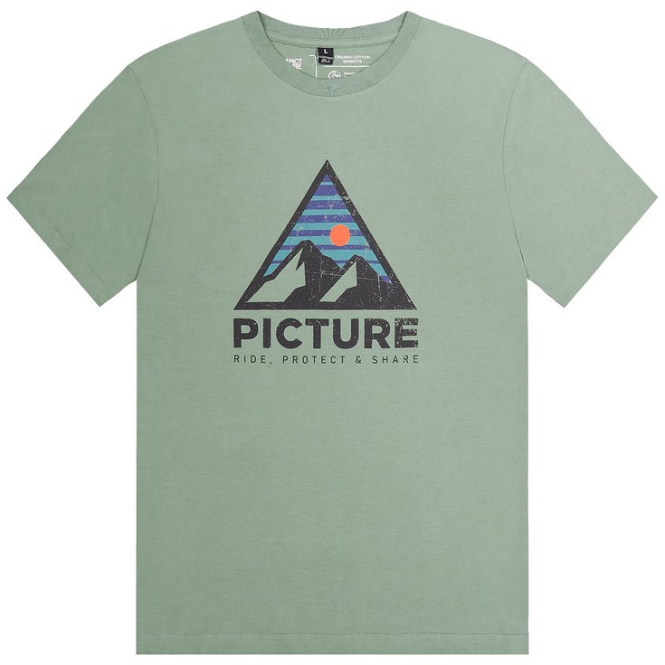 Picture Tee-shirt Authentic Green Spray Présentation