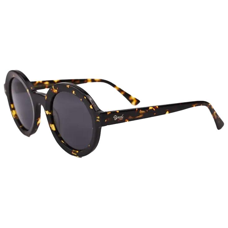Binocle Eyewear Lunettes de soleil Habana Shiny Tortoise Yellow Gradient Grey Polarized Présentation