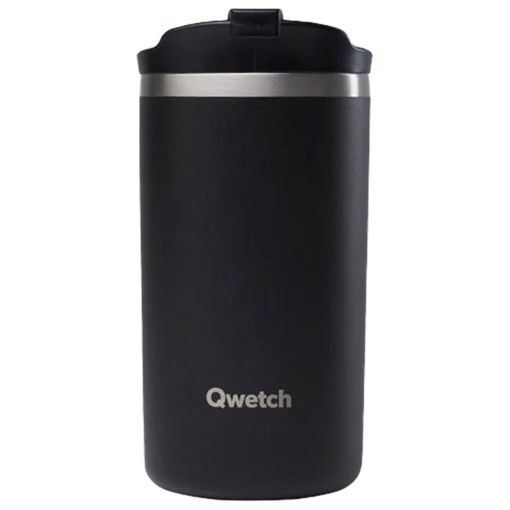 Qwetch Mug Travel Mug 350 ml Matt Noir Présentation