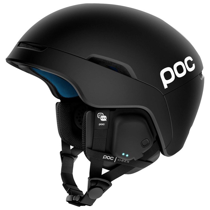 Poc Casque Obex Spin Communication Uranium Black Présentation