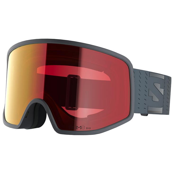 Salomon Masque de Ski Sentry Pro Ebony Sigma Photo Poppy Red Présentation