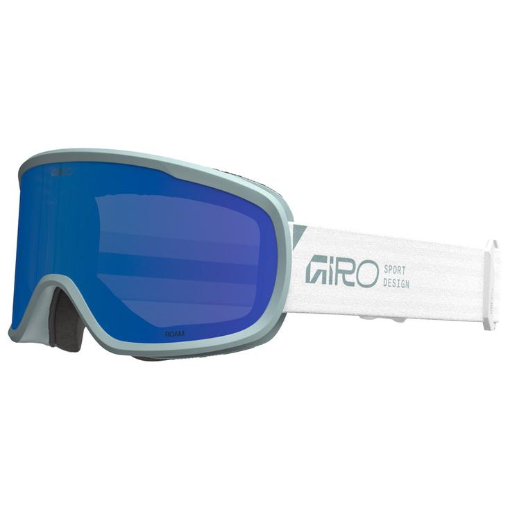 Giro Masque de Ski Roam White Silver Stacked Grey Cobalt + Yellow Présentation