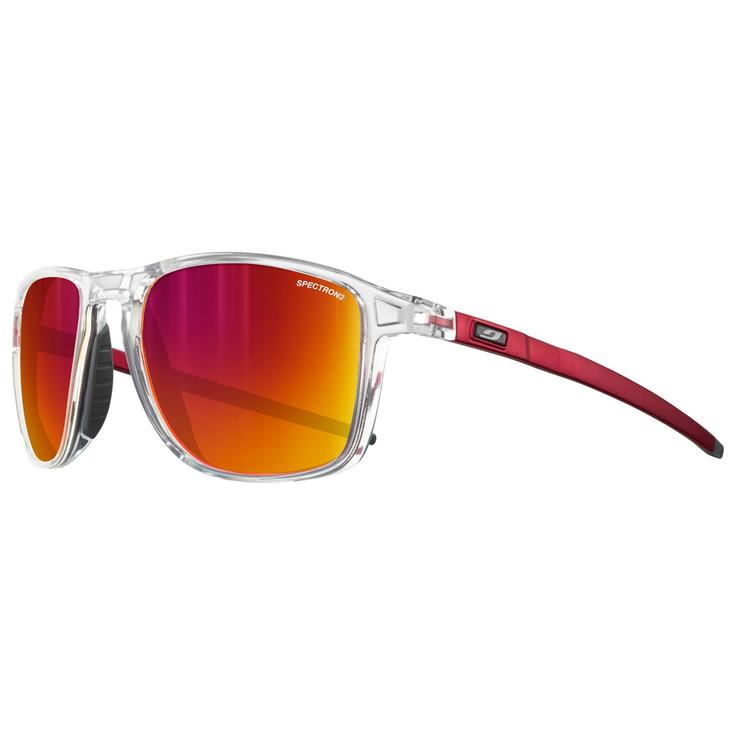 Julbo Lunettes de soleil Compass Translucide Brillant Rouge Spectron 3 Présentation
