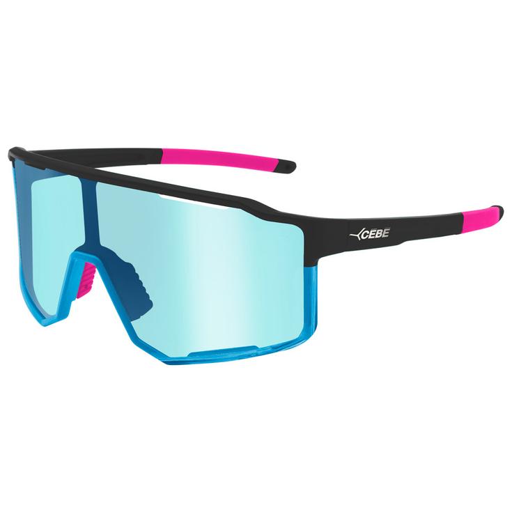 Cebe Lunettes de soleil Outflow 2 Matt Translucent Blue Black Pink Vario Grey Blue Revo Présentation