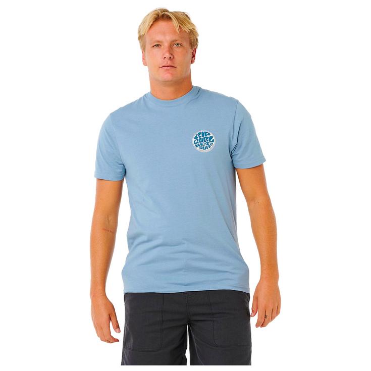 Rip Curl Tee-shirt Wettie Passage Icon Faded Denim Présentation