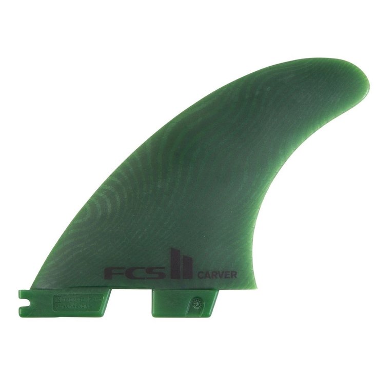 Fcs Ailerons Surf II Carver Neo Glass Eco Green Profil