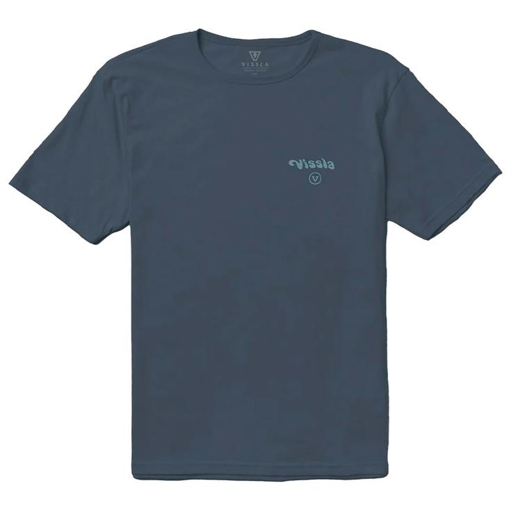 Vissla Tee-shirt Out There Organic Dark Denim Présentation