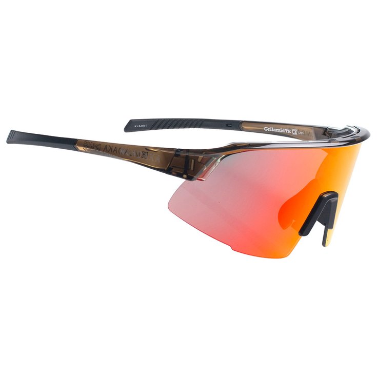 Mundaka Optic Lunettes de soleil Kjarr Dark Grey Translucide Smoke Cx Full Red Revo Présentation