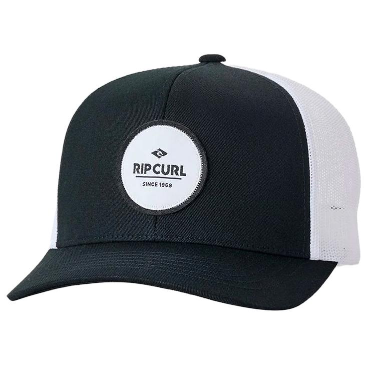 Rip Curl Casquettes Routine Curve Trucker Black White Présentation