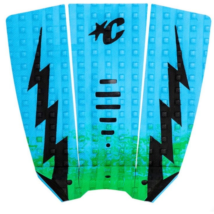 Creatures Pad Surf Pad Front Deck Creature Of Leisure Mick Eugene Fanning Lite - Green Fade Cyan Black Profil