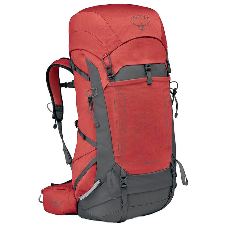 Osprey Sac à dos Tempest 44 Red Pampass Coal Grey Présentation