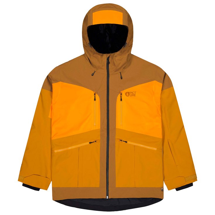 Picture Blouson Ski Naikoon Jacket Chocolate Carrot Honey Présentation