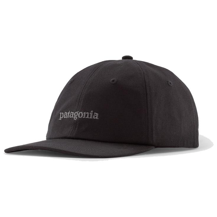 Patagonia Casquettes Fitz Roy Icon Trad Cap Text Logo Ink Black Présentation