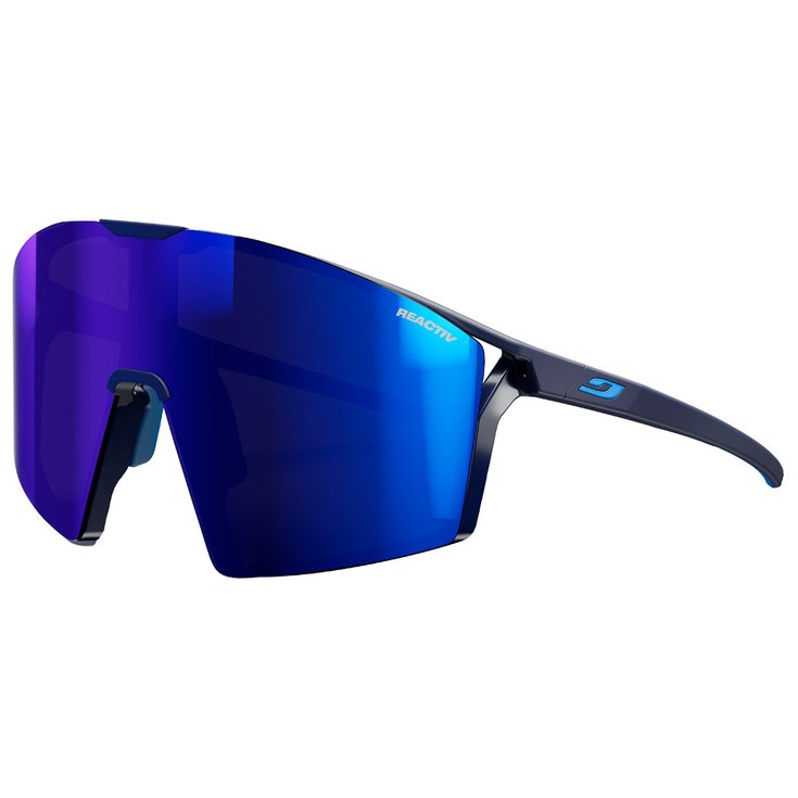 Julbo Lunettes de soleil Edge Mat Bleu Reactiv 1-3 High Contrast Présentation