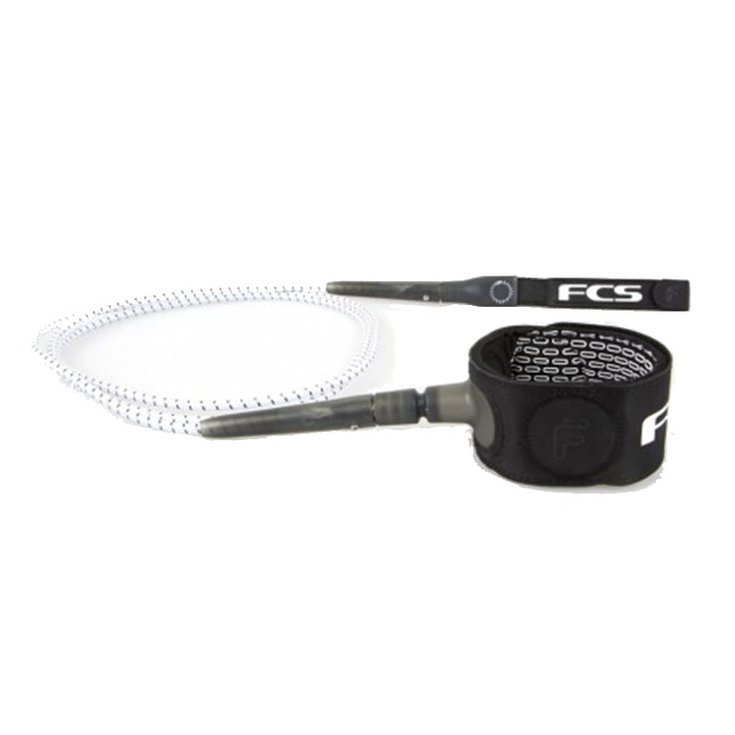 Fcs Leash Surf Leash de surf FCS Freedom Leash Ice - 6' Côté
