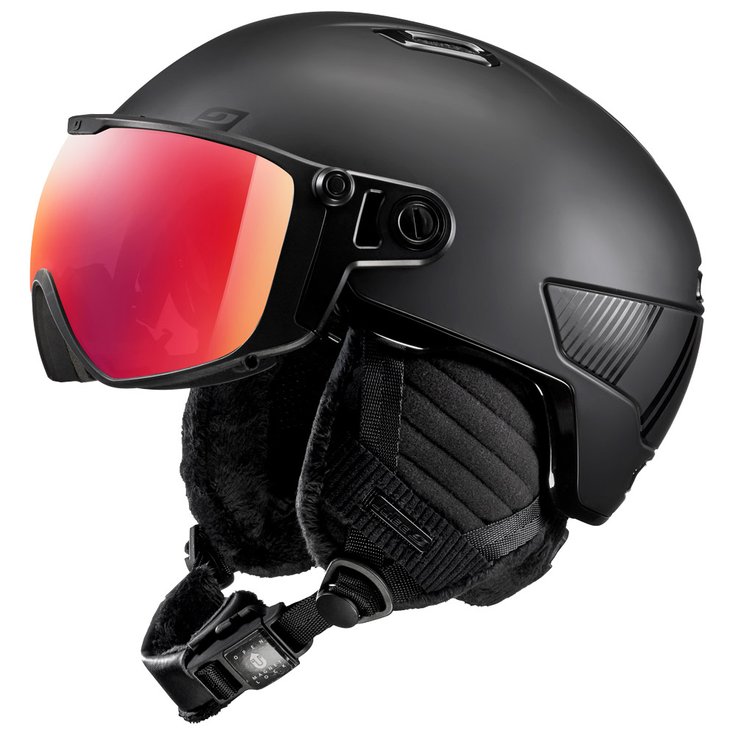 Julbo Casque visière Globe Evo Mips Noir Reactiv 1-3 Light Amplifier Présentation