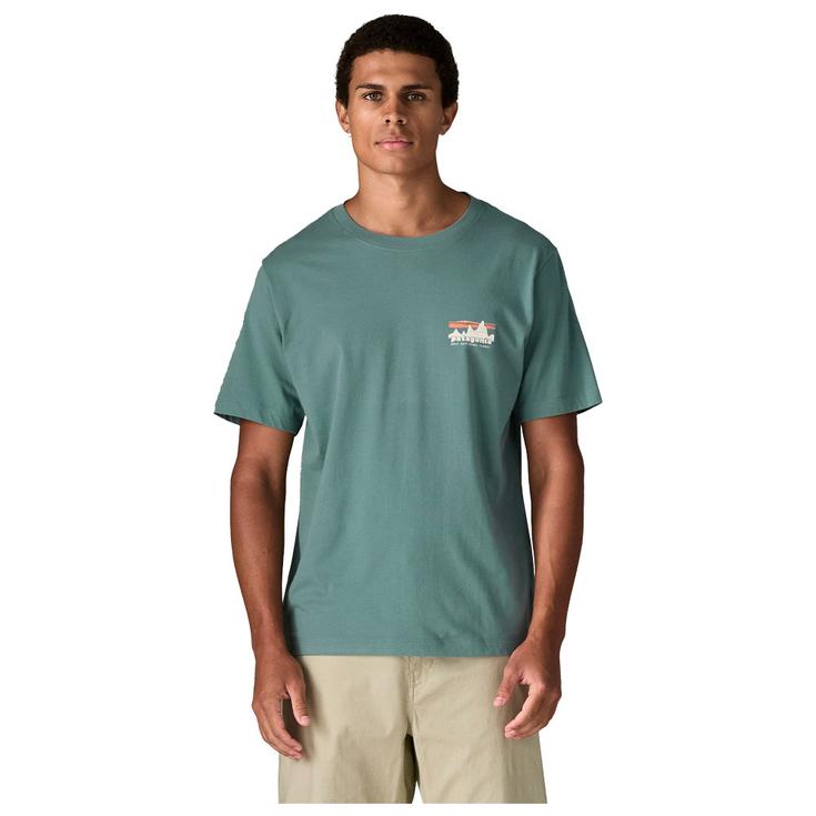 Patagonia Tee-shirt '73 Skyline Blue Sage Présentation