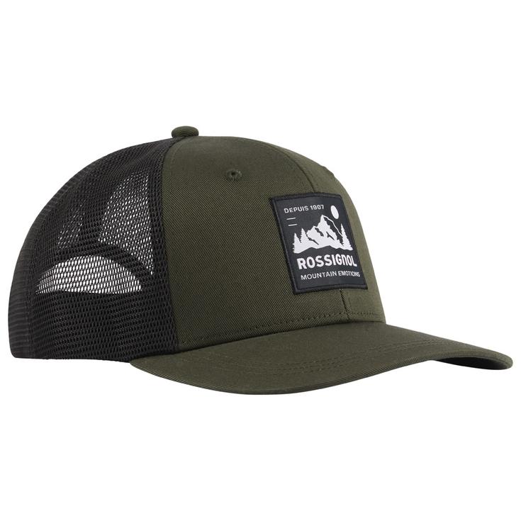 Rossignol Casquettes Mid Crown Trucker Cap Olive Shadow Présentation