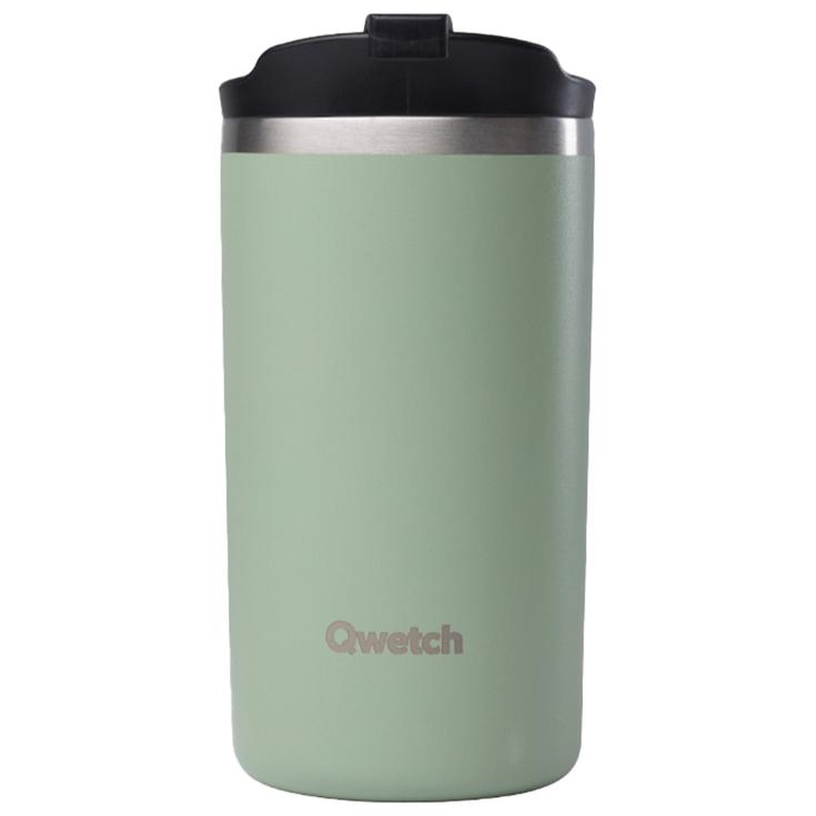Qwetch Mug Travel Mug 240 ml Matt Vert Tilleul Présentation