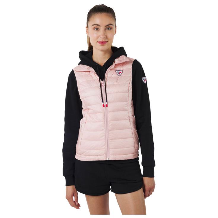 Rossignol Doudoune Sans Manche W Rossi Light Vest Power Pink Présentation
