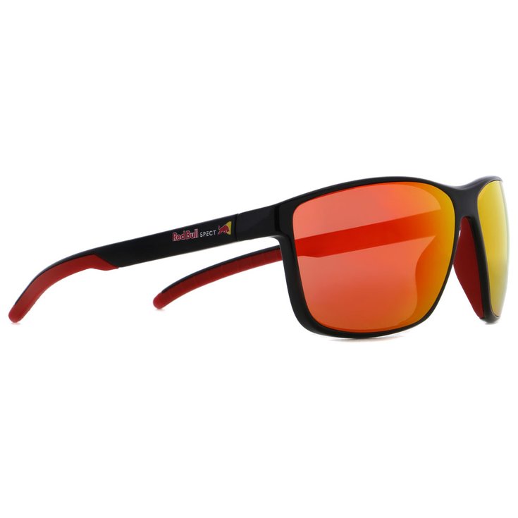 Red Bull Spect Lunettes de soleil Drift Shiny Black Red Brown Red Mirror Présentation