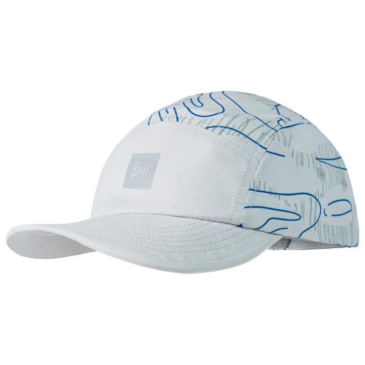 Buff Casquettes 5 Panel Go Cap Youth Suber Birch Grey Présentation