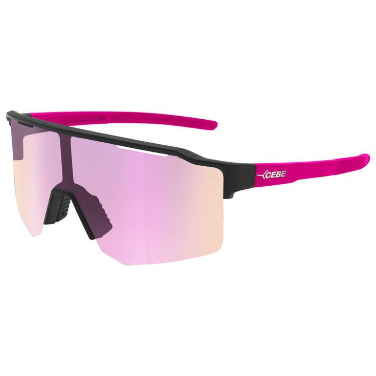Cebe Lunettes de soleil Outflow 2 Lite Matt Black Pink Vario Grey Purple Revo Présentation