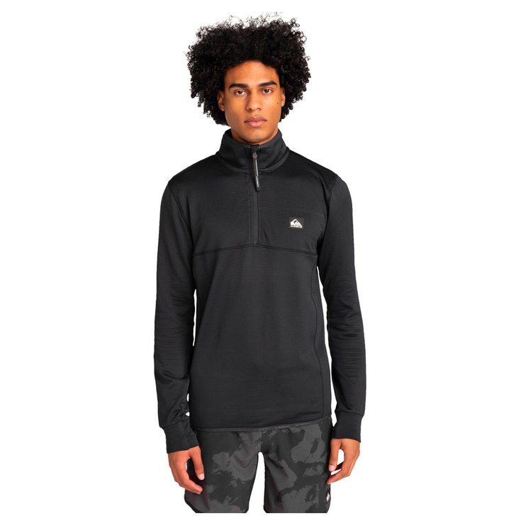 Quiksilver Polaire Steep Point Half Zip True Black Présentation