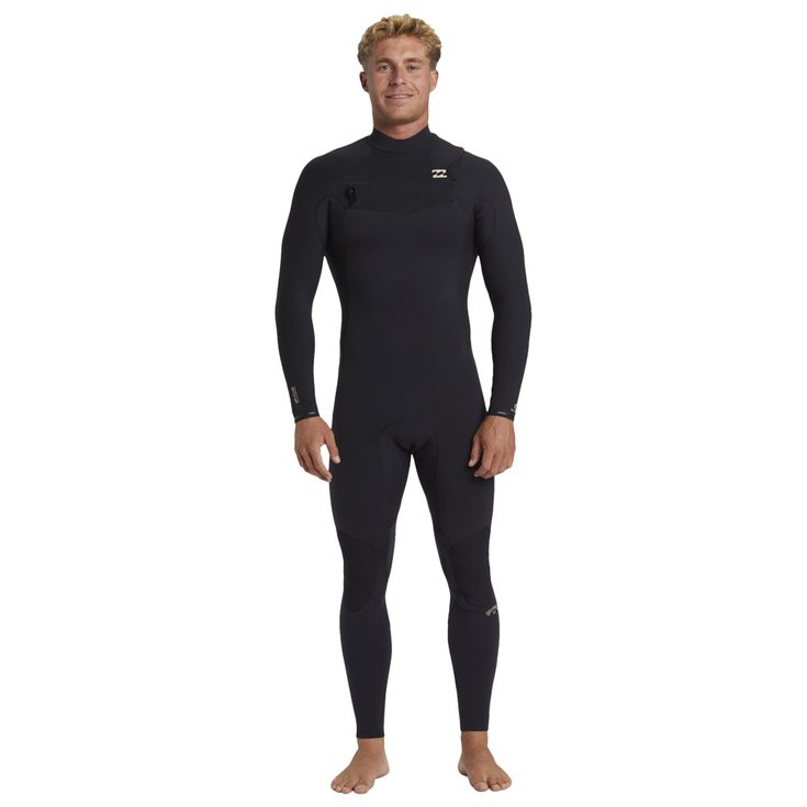 Billabong Combinaison Intégrale Revolution Natural 5/4 Chest Zip Black Présentation