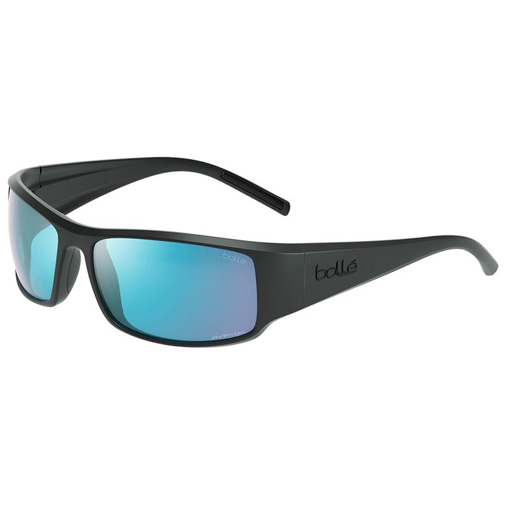 Bollé Lunettes de soleil King Full Black Matte Phantom+ Photochromic Blue Polarized Présentation