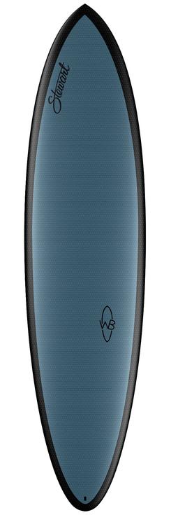 Stewart Planche Surf Hydrocush Wild Bill Slate Blue Présentation