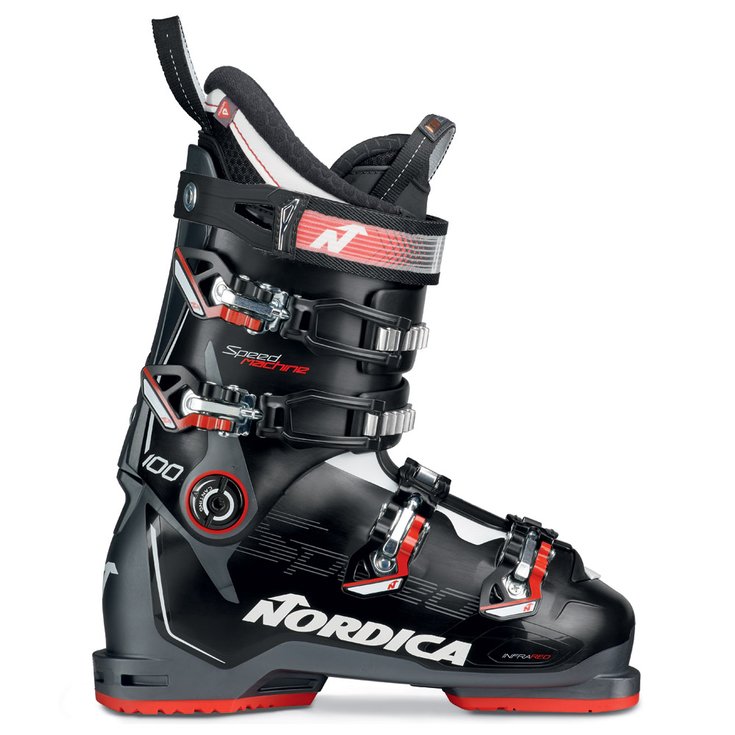 Nordica Chaussures de Ski Speedmachine 100 Black Anthracite Red 