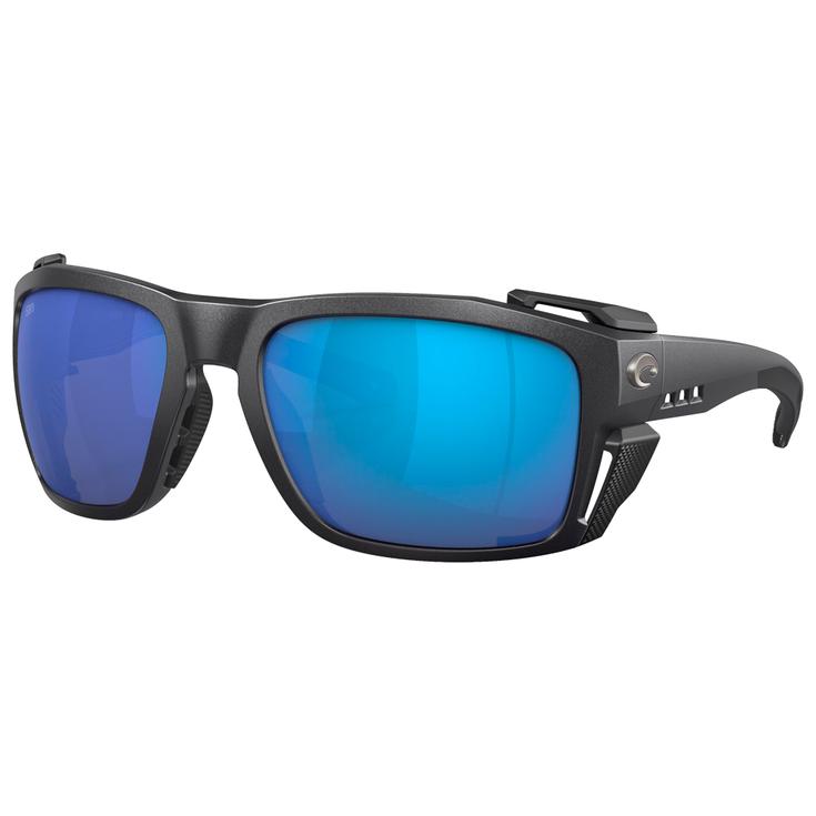Costa Del Mar Lunettes de soleil King Tide 8 Black Pearl Blue Mirror Polarized Présentation