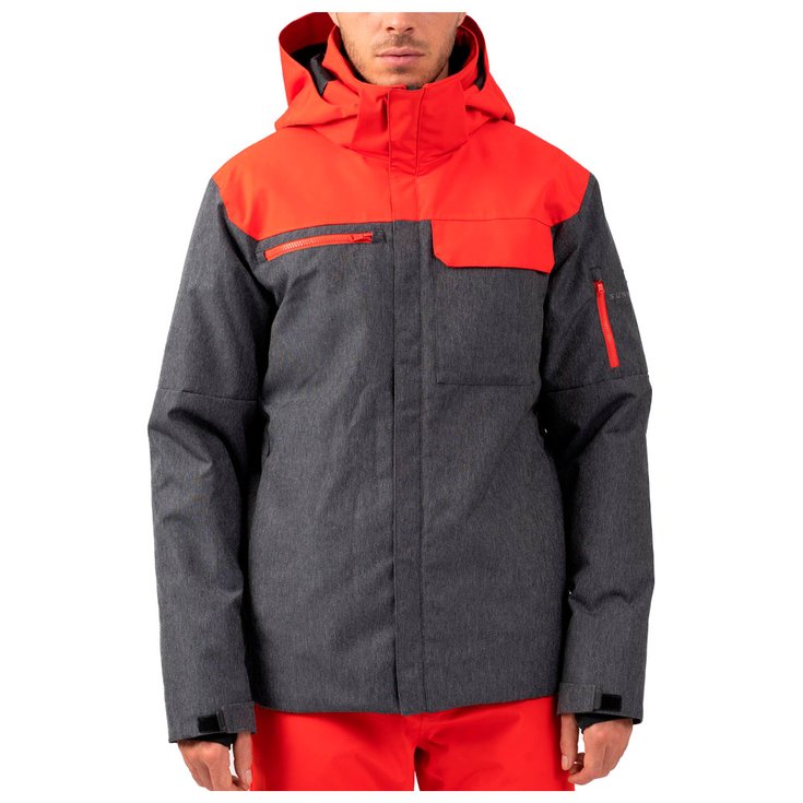 Sun Valley Blouson Ski Distors Noir Denim Présentation