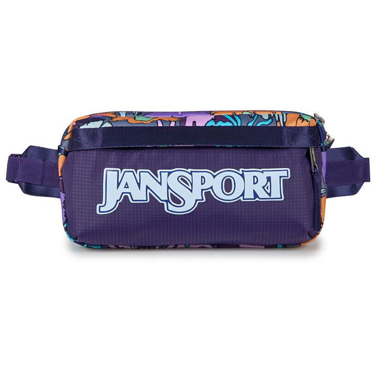 Jansport Sac banane Washington Waistpack 1L Melted Blooms Yellow Présentation