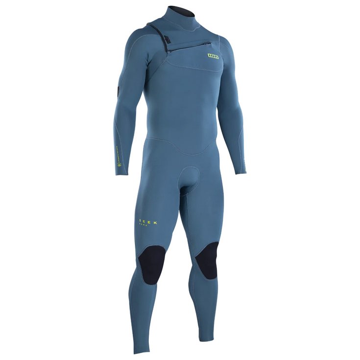 Ion Combinaison Intégrale Seek Core 3/2 Front Zip Atlantic Blue Présentation
