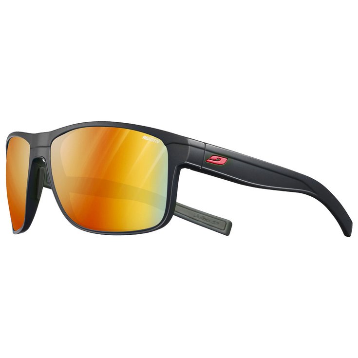 Julbo Lunettes de soleil Renegade Noir Mat Reactiv Performance 1-3 Red Présentation