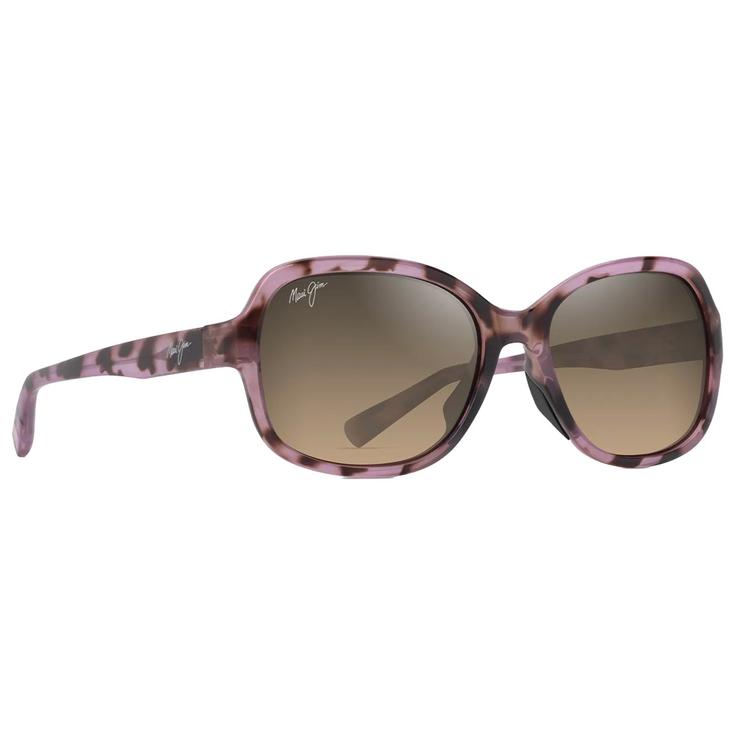 Maui Jim Lunettes de soleil Hiluhilu Shiny Spotted Pink Havana Minéral Superthin Bronze Hcl Présentation
