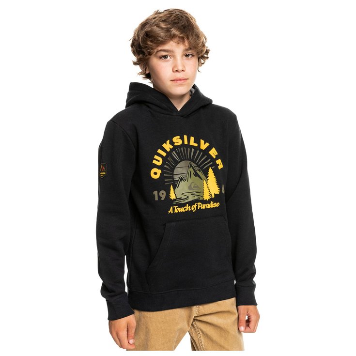 Quiksilver Sweat Big Logo Snow Jr True Black Présentation