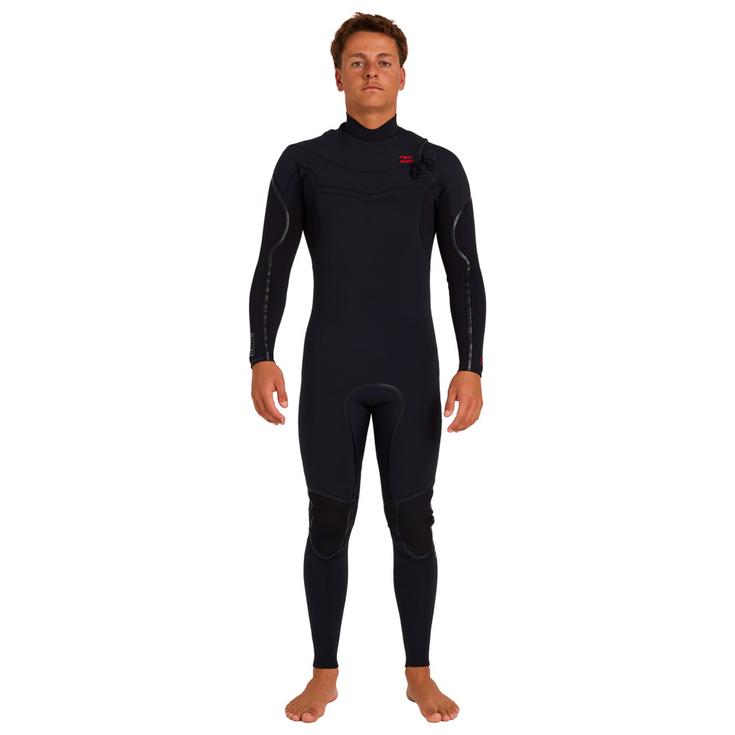 Billabong Combinaison Surf 5/4 Absolute Ultra Chest Zip Black Présentation