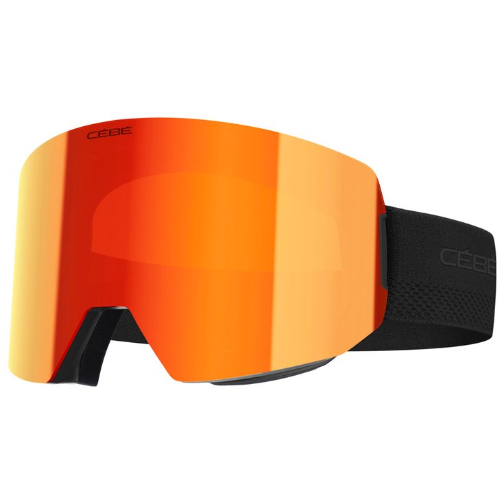 Cebe Masque de Ski Versus 2 Black Flash Red Présentation