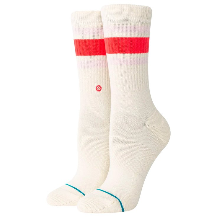 Stance Chaussettes W Crew Sock Womens Boyd Offwhite Présentation