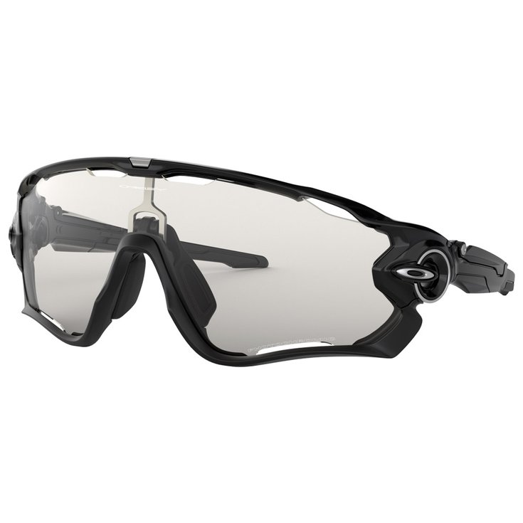 Oakley Lunettes de soleil Jawbreaker Polished Black Clear To Black Iridium Photochromic Présentation