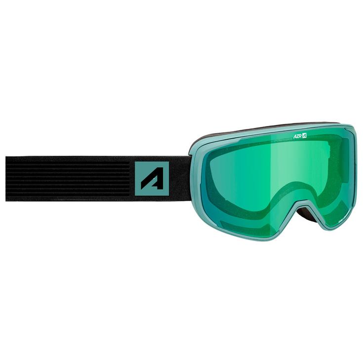 AZR Masque de Ski Snow Otg Vert Mat Irisé Vert Multicouche Présentation