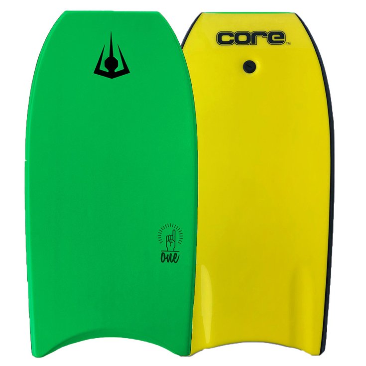 Core Board de Bodyboard One - Grey / Yellow Semelle