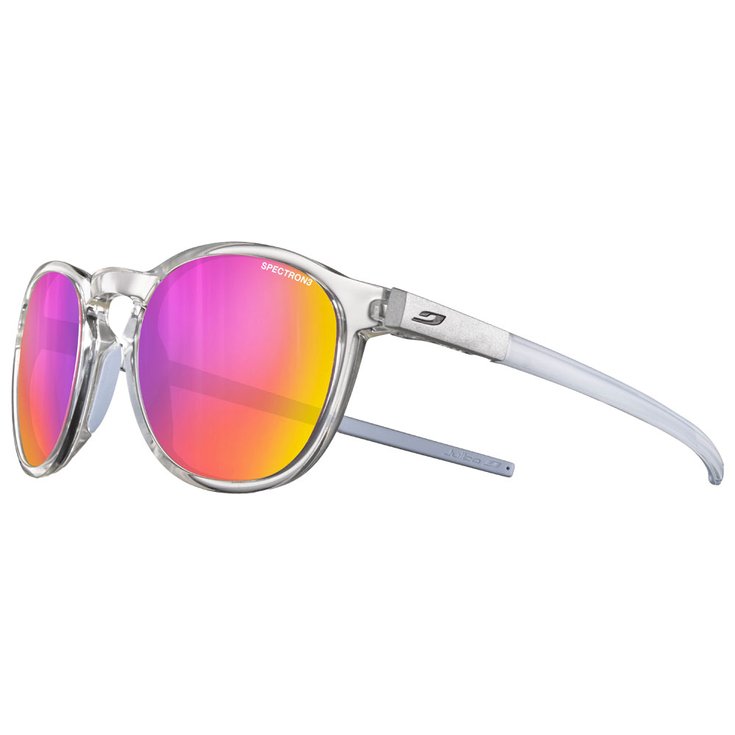 Julbo Lunettes de soleil Shine Translucide Brillant Cristal Bleu Clair Spectron 3 Présentation