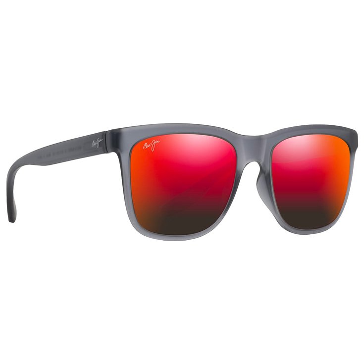 Maui Jim Lunettes de soleil Pehu Gris Mat Translucide Hawaii Lava MauiPure Présentation
